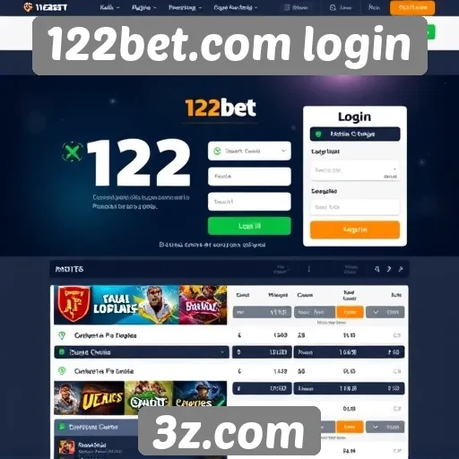 Nova interface do 122bet.com login melhora a experiência do usuário